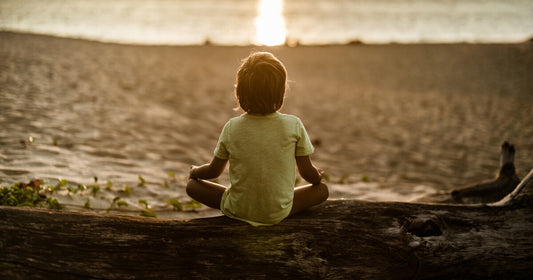 meditating 10 year old